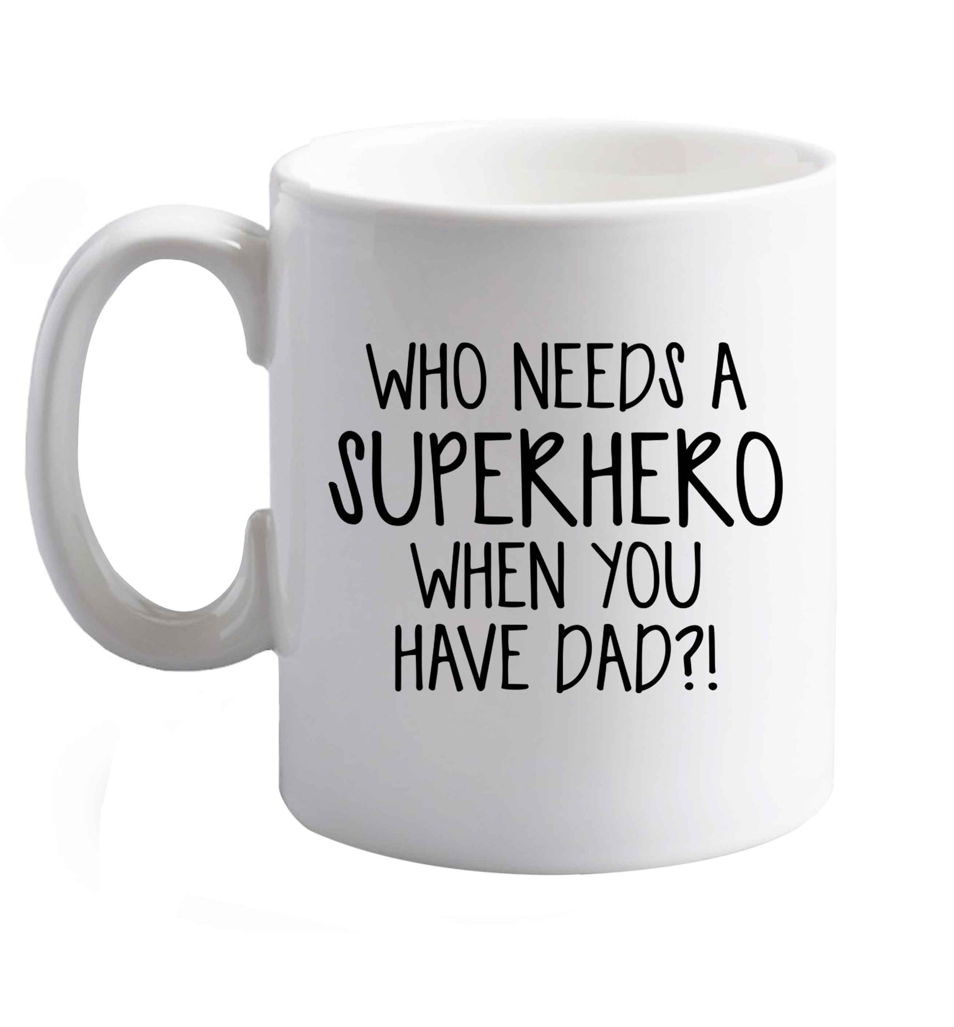10 oz Favourite Type Pan Pancake ceramic mug right handed