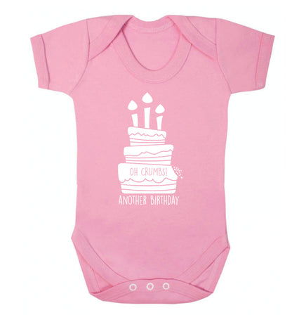 Oh crumbs another birthday! Baby Vest pale pink 18-24 months