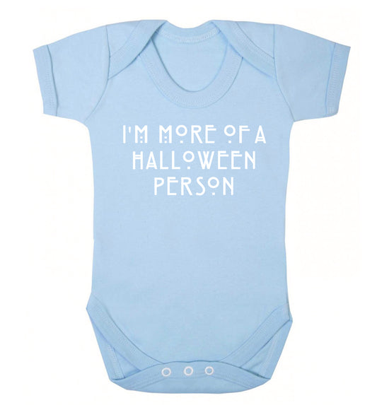 I'm more of a halloween person Baby Vest pale blue 18-24 months