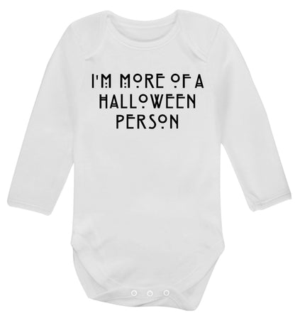 I'm more of a halloween person Baby Vest long sleeved white 6-12 months