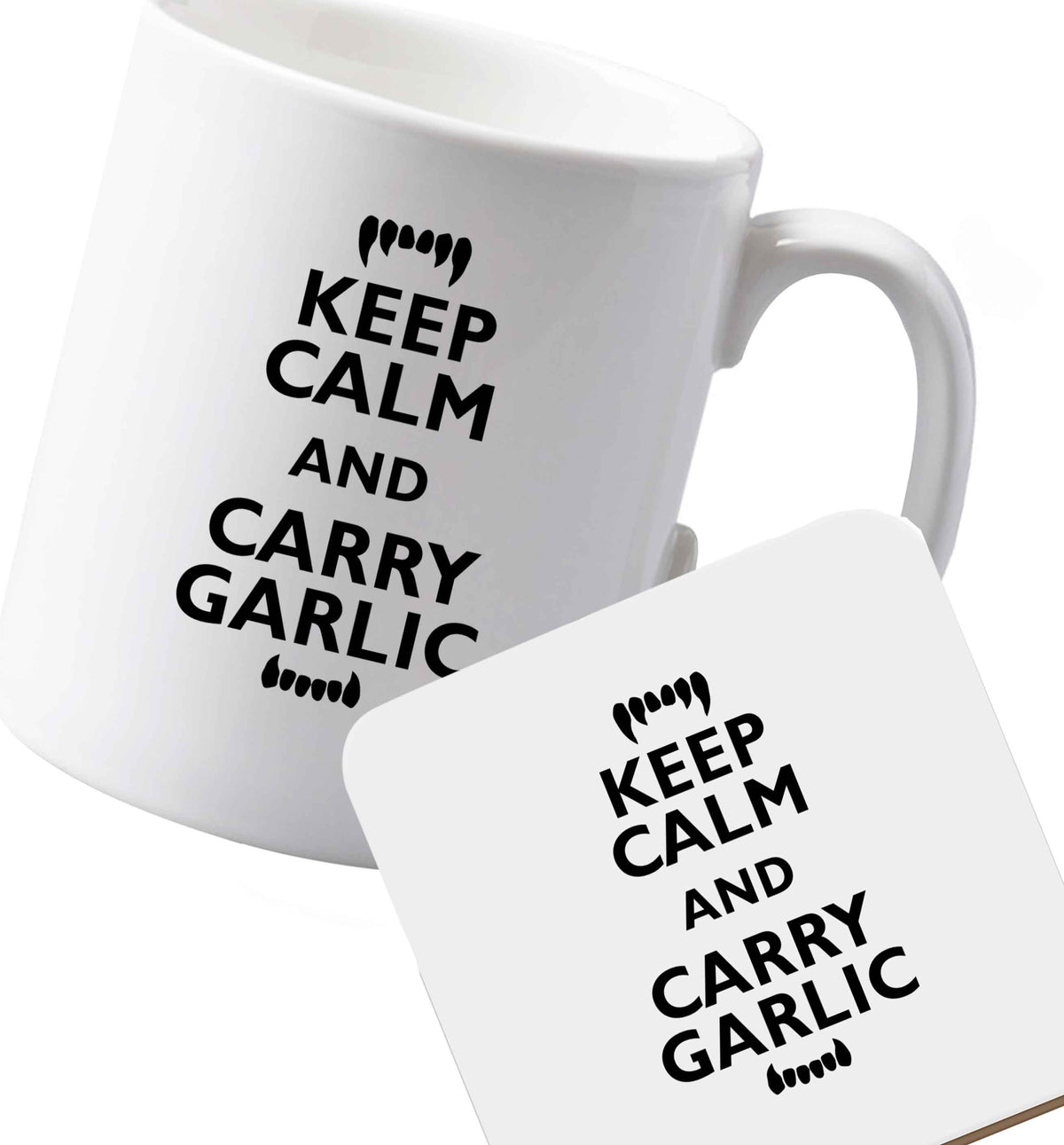 10 oz Ceramic mug and coaster Favourite Type Pan Pancake both sides