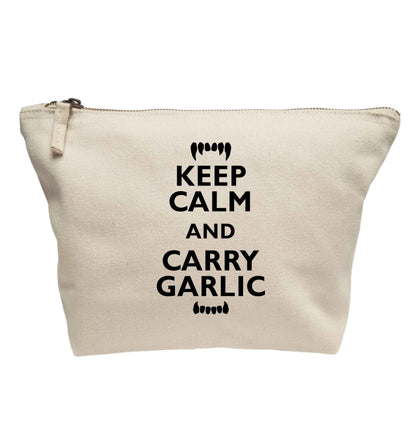 Keep calm and carry garlic | Makeup / wash bag