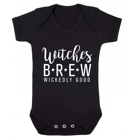 Witches Brew wickedly good Baby Vest black 18-24 months
