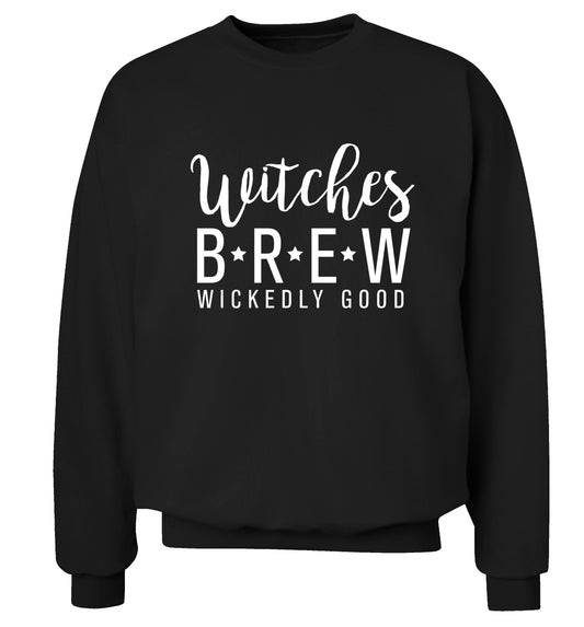 Witches Brew wickedly good Adult's unisex black Sweater 2XL