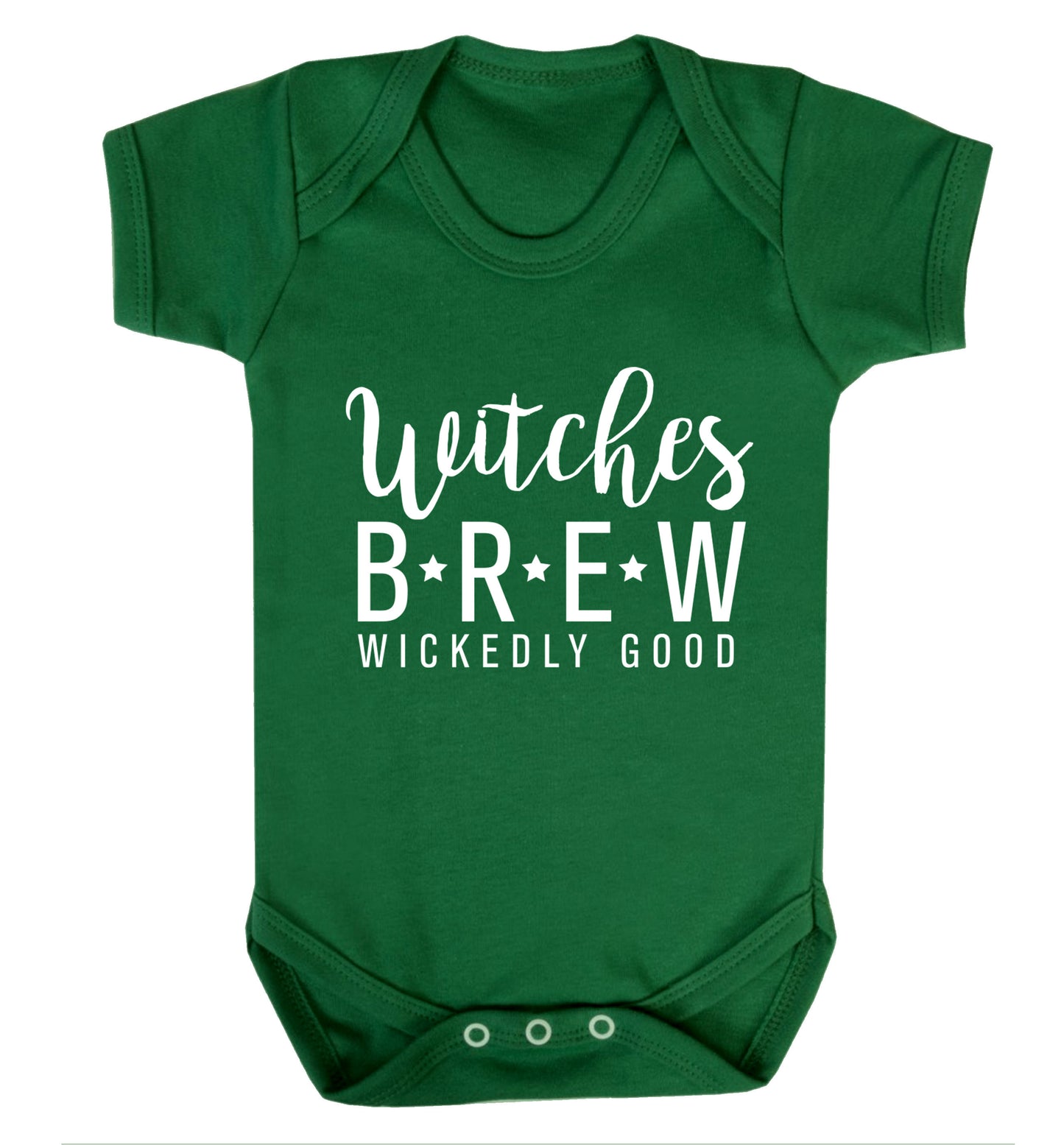 Witches Brew wickedly good Baby Vest green 18-24 months