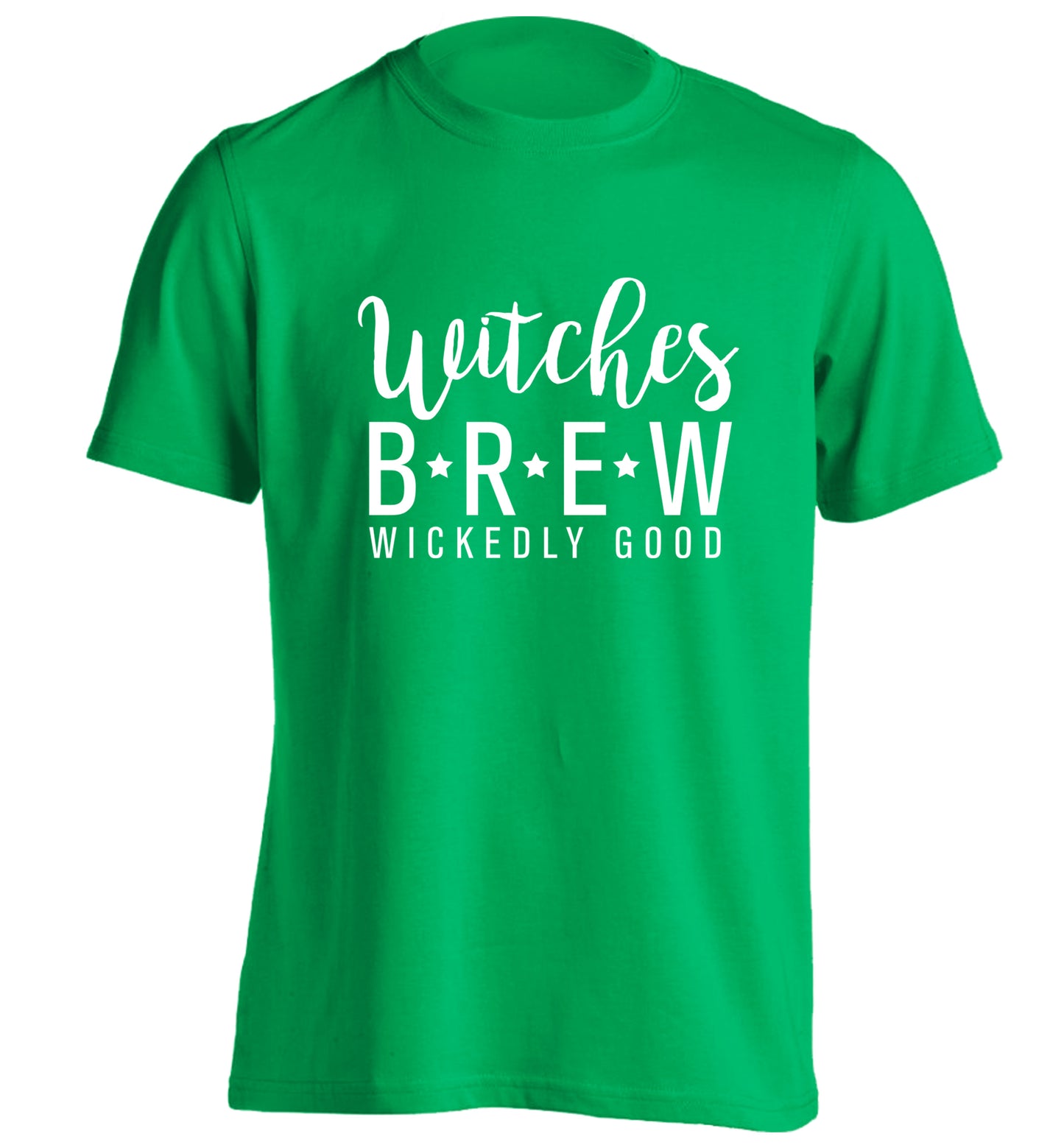 Witches Brew adults unisex green Tshirt 2XL