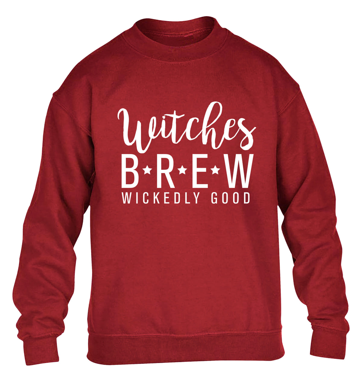 Witches Brew wickedly good children's grey sweater 12-14 Years