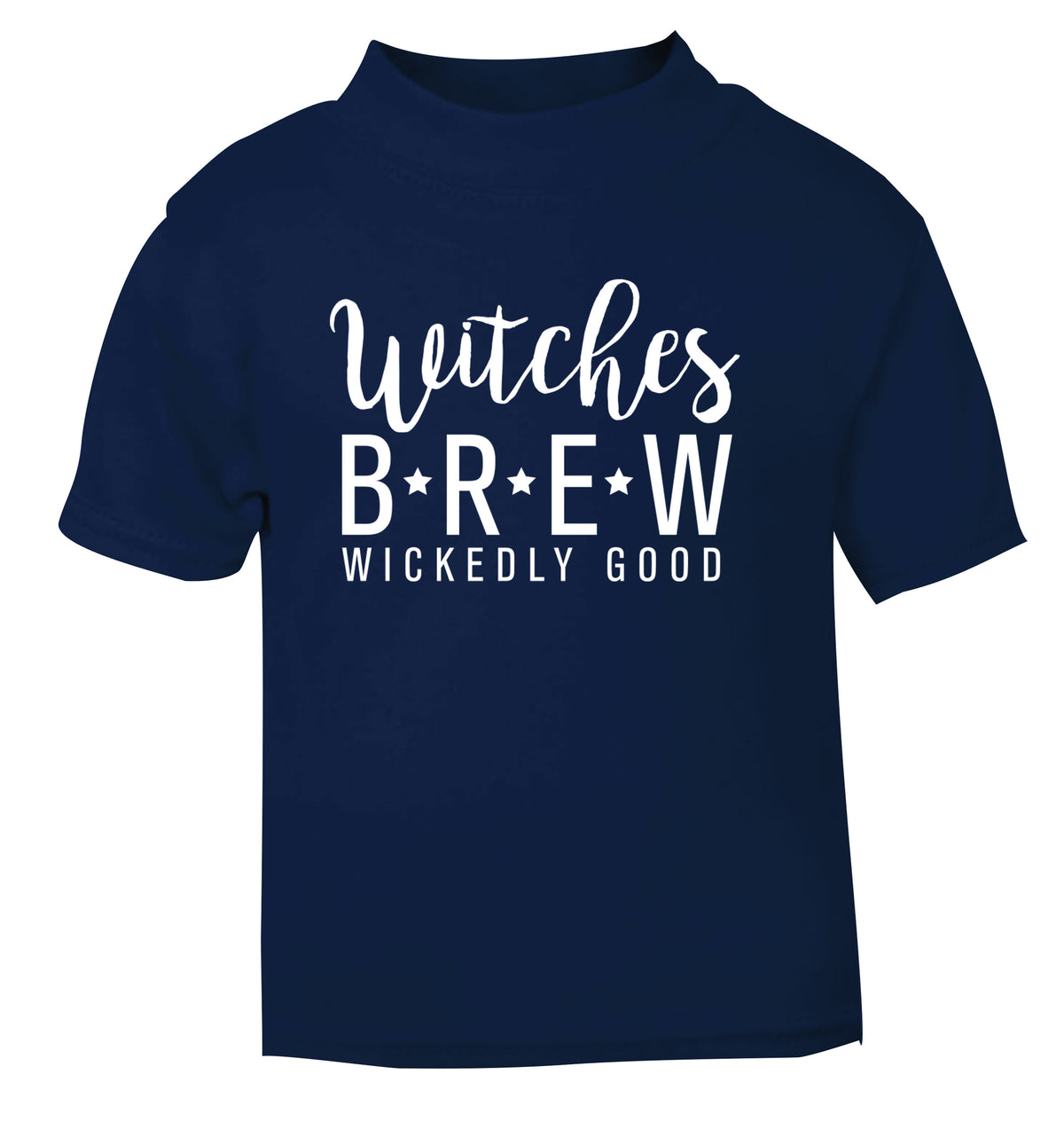 Witches Brew wickedly good navy Baby Toddler Tshirt 2 Years