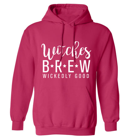 Witches Brew adults unisex pink hoodie 2XL