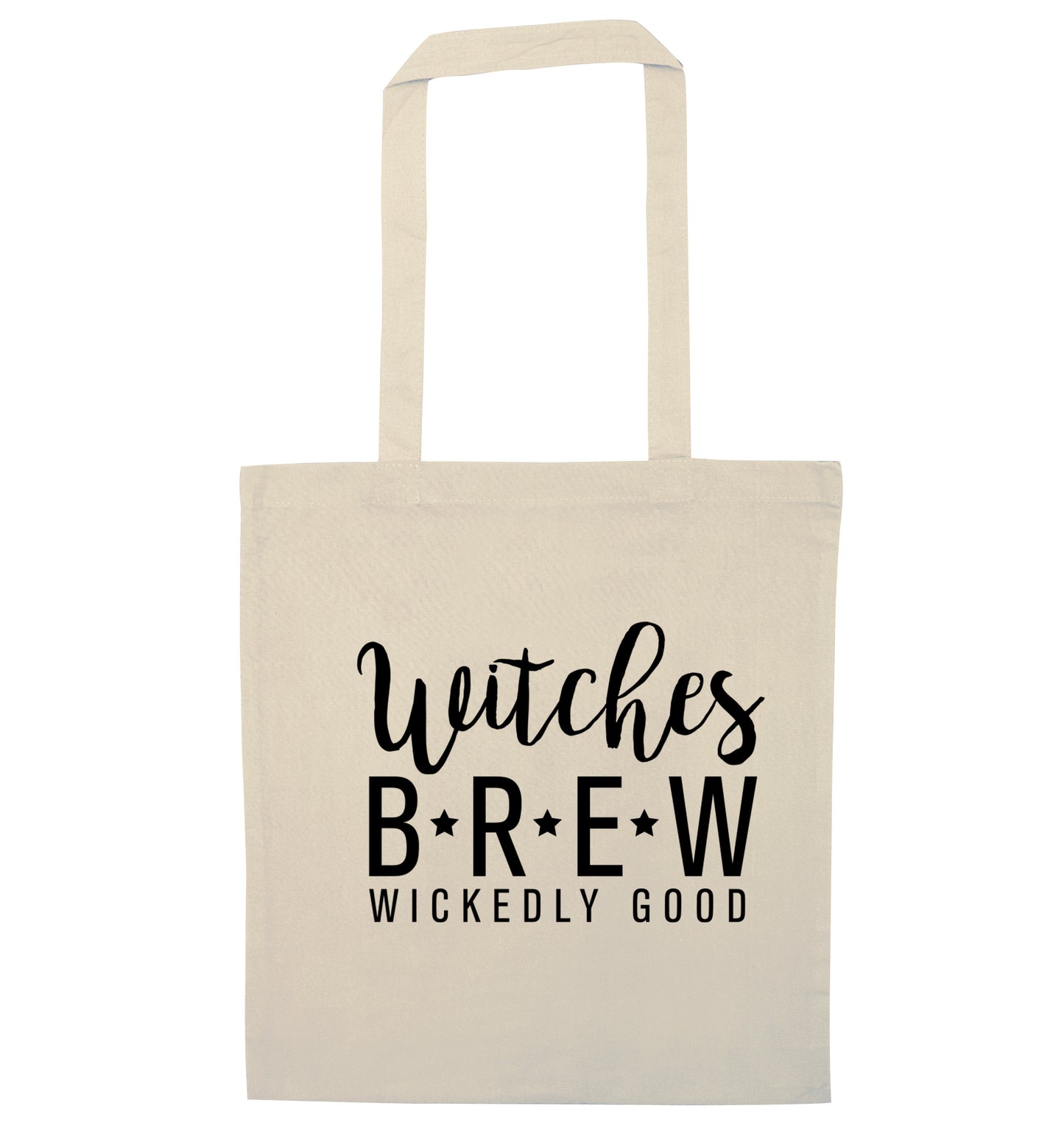 Witches Brew wickedly good natural tote bag