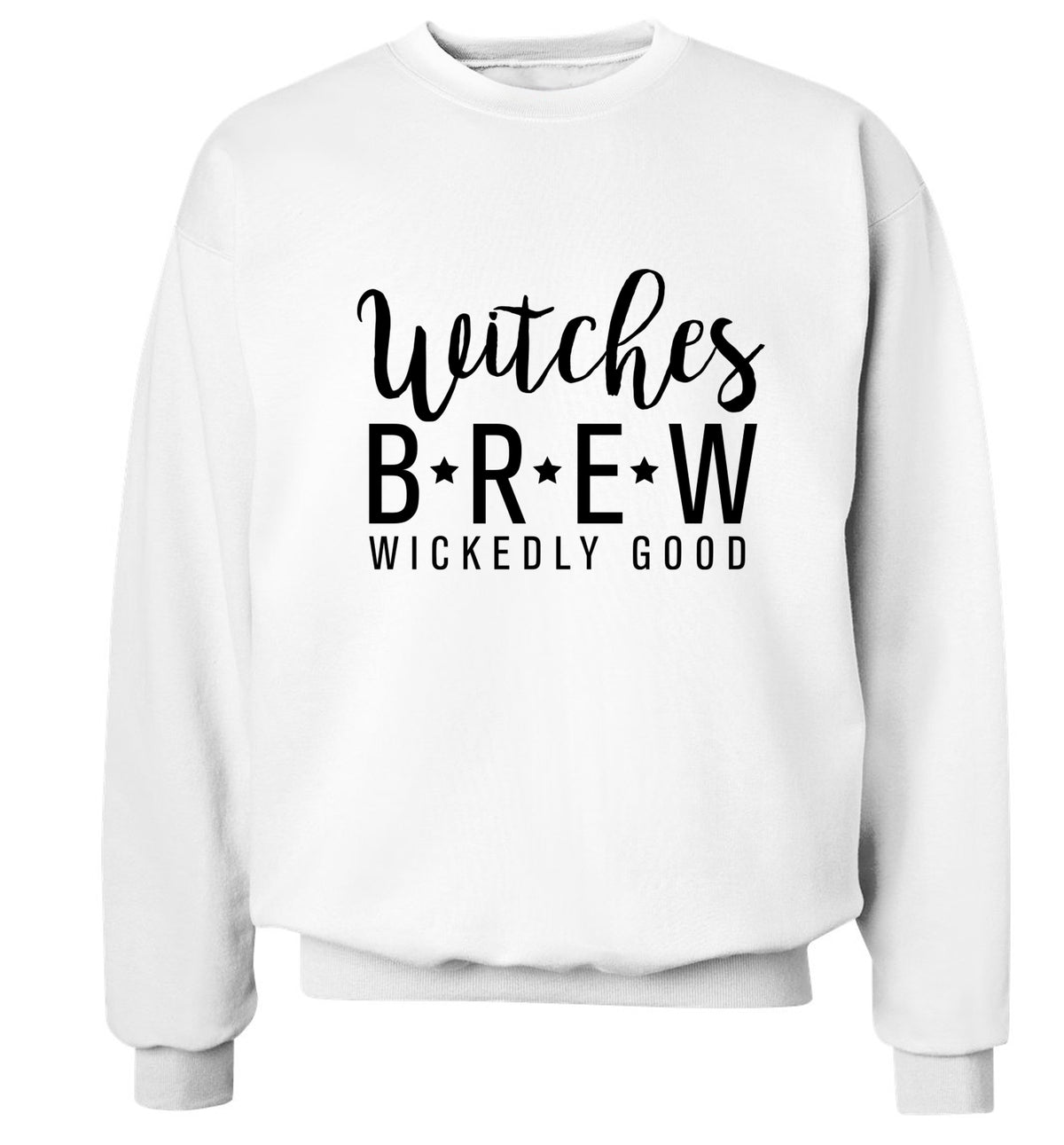 Witches Brew Adult's unisex white Sweater 2XL