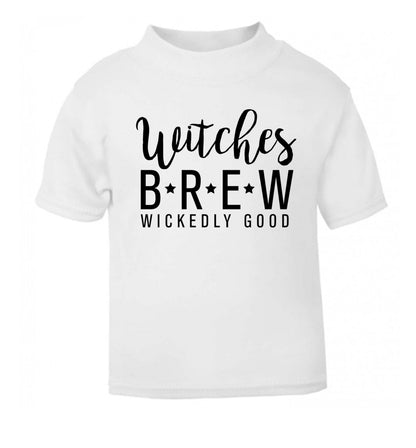 Witches Brew white Baby Toddler Tshirt 2 Years