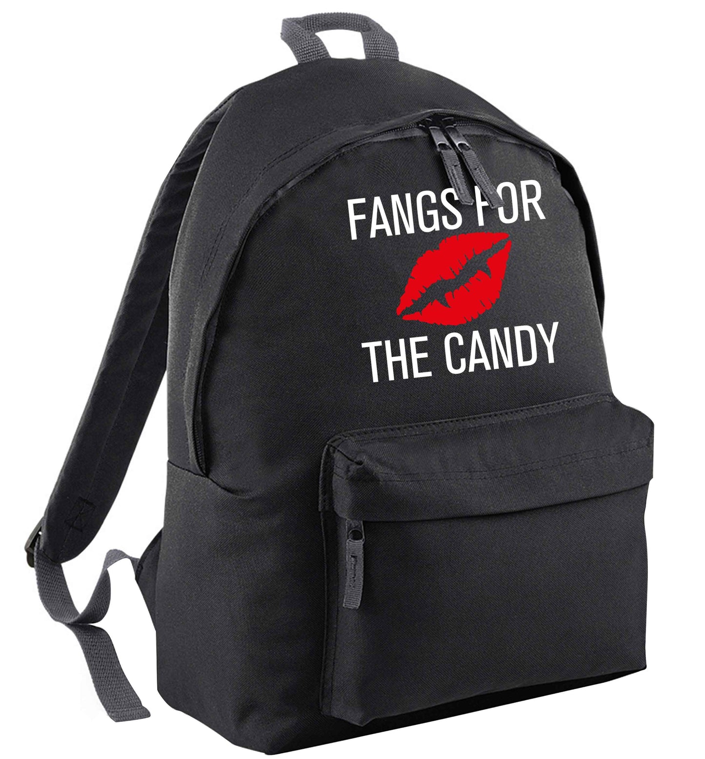 Fangs for the candy black adults backpack