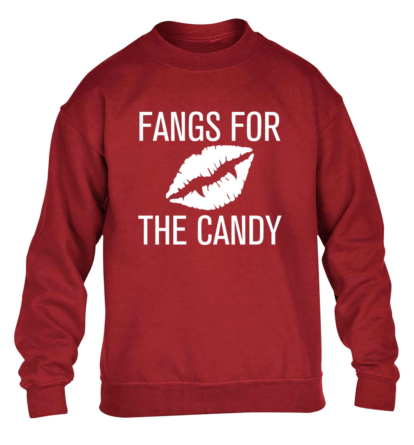 Fangs for the candy children's grey sweater 12-13 Years