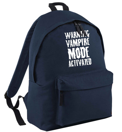 Warning vampire mode activated | Children's backpack