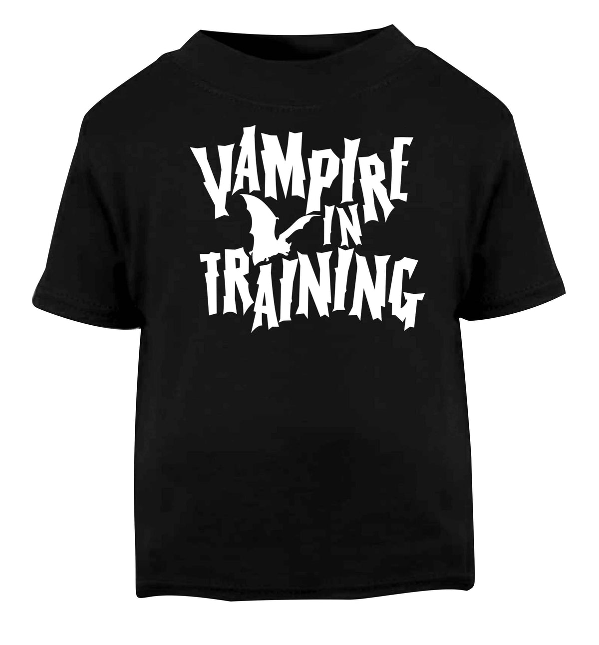 Vampire in training Black baby toddler Tshirt 2 years