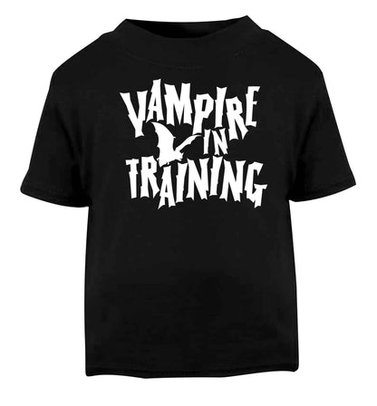 Vampire in training Black baby toddler Tshirt 2 years