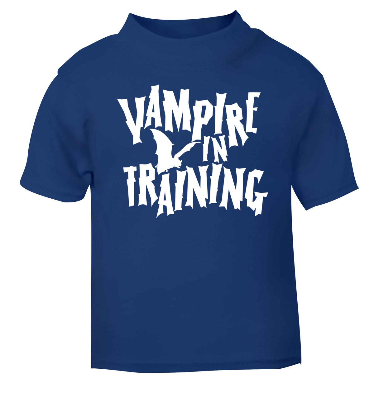 Vampire in training blue baby toddler Tshirt 2 Years