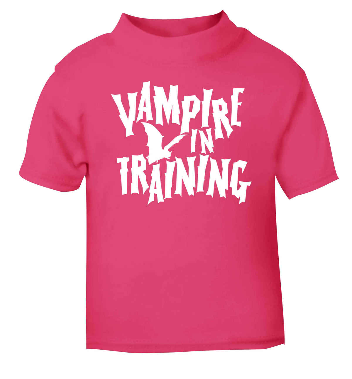 Vampire in training pink baby toddler Tshirt 2 Years