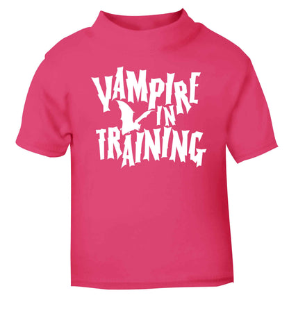 Vampire in training pink baby toddler Tshirt 2 Years