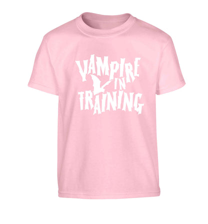 Vampire in training Children's light pink Tshirt 12-13 Years