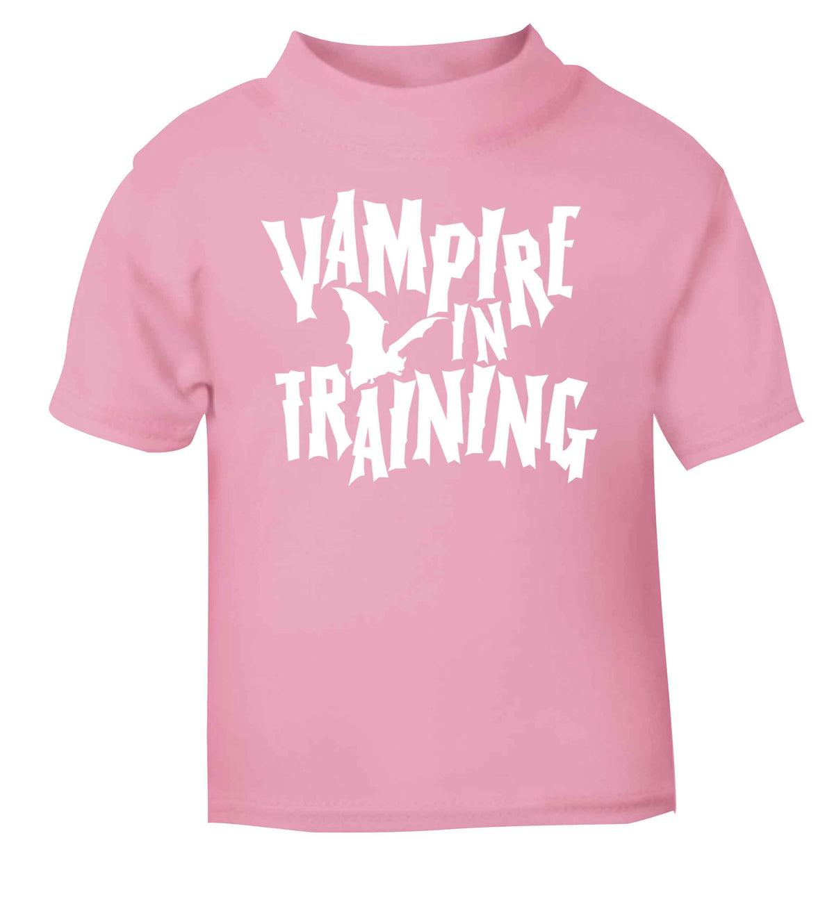 Vampire in training light pink baby toddler Tshirt 2 Years