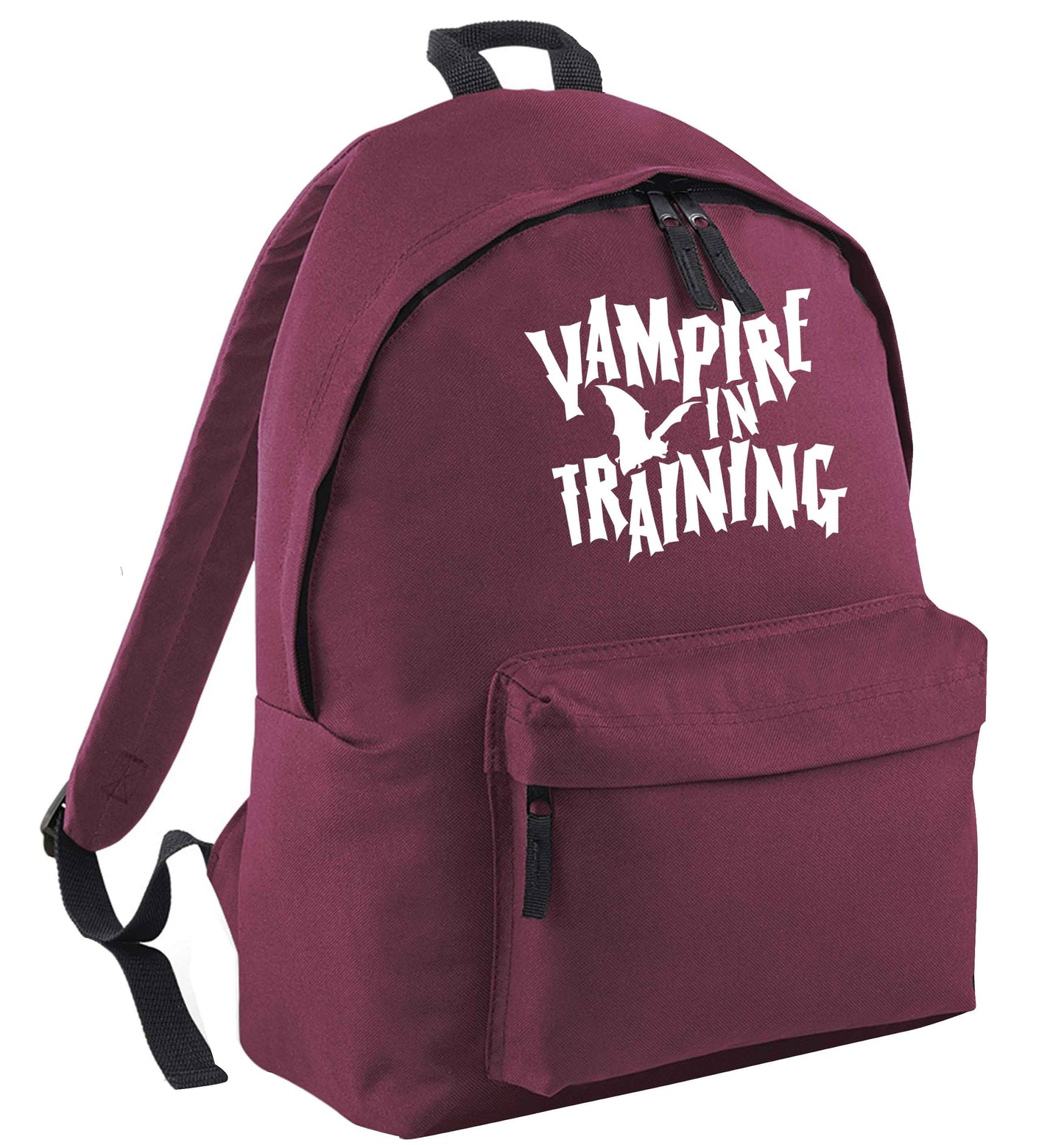 Vampire in training maroon adults backpack