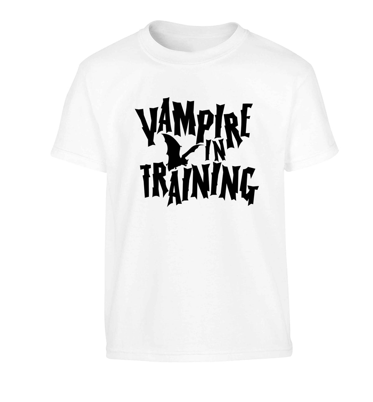 Vampire in training Children's white Tshirt 12-13 Years