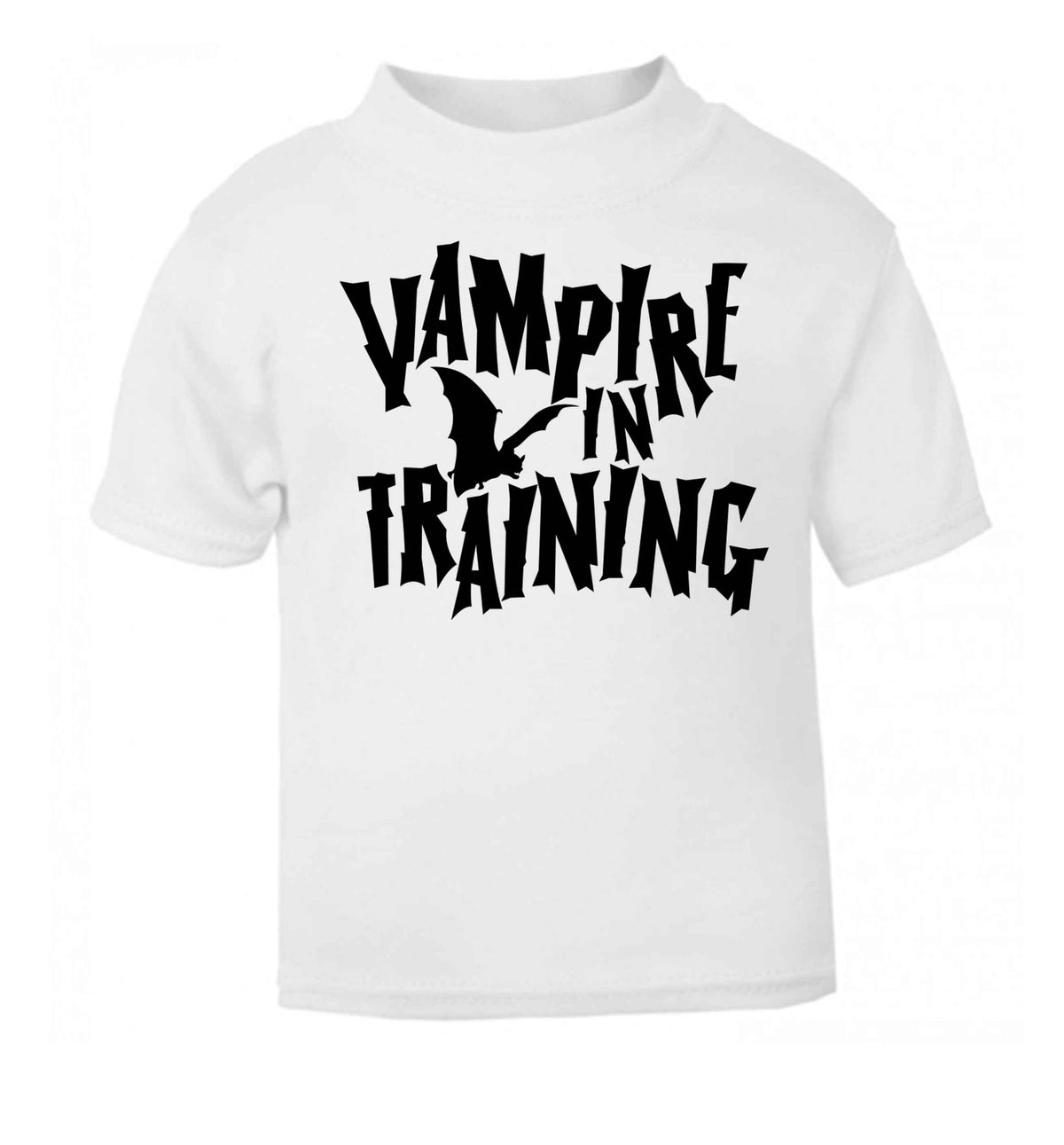 Vampire in training white baby toddler Tshirt 2 Years