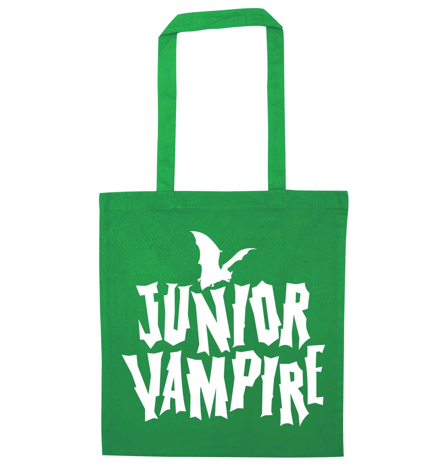 Junior vampire green tote bag