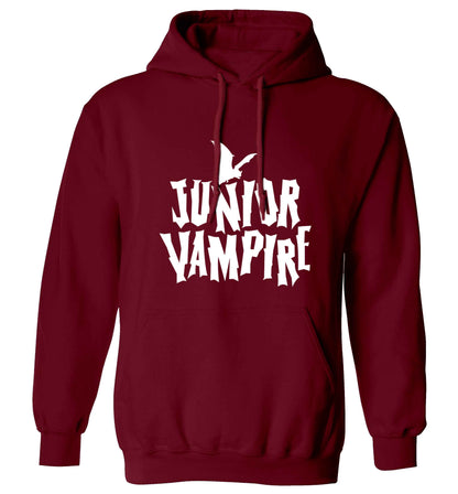 Junior vampire adults unisex maroon hoodie 2XL