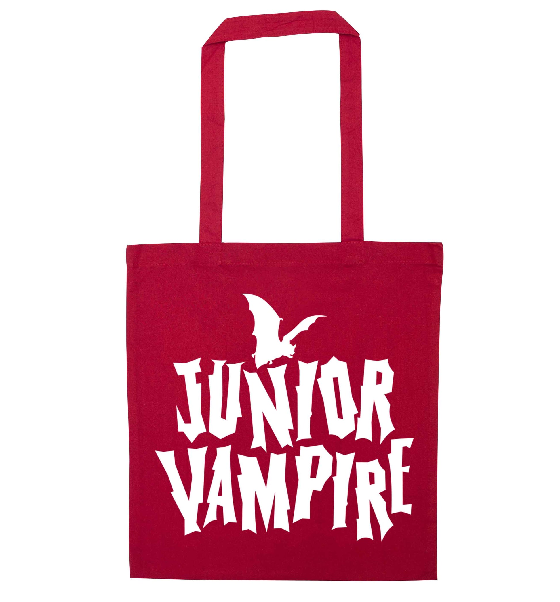 Junior vampire red tote bag