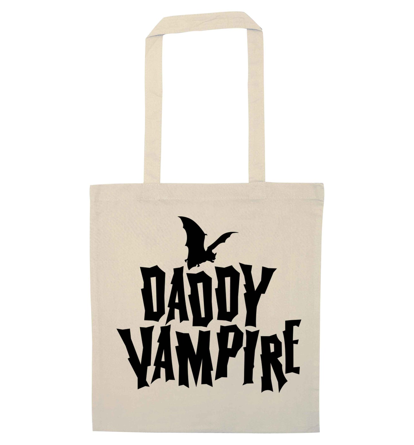 Daddy vampire natural tote bag
