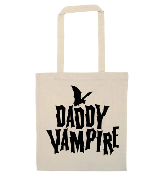 Daddy vampire natural tote bag