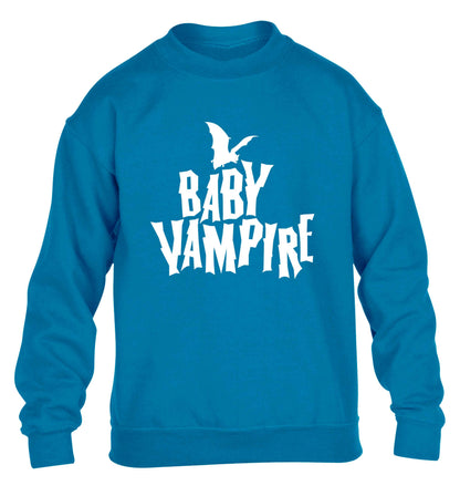 Baby vampire children's blue sweater 12-13 Years