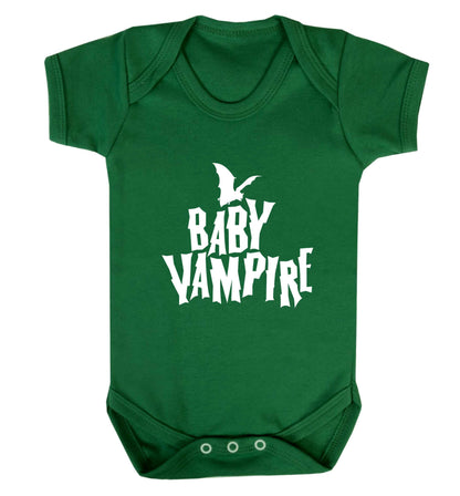Baby vampire baby vest green 18-24 months