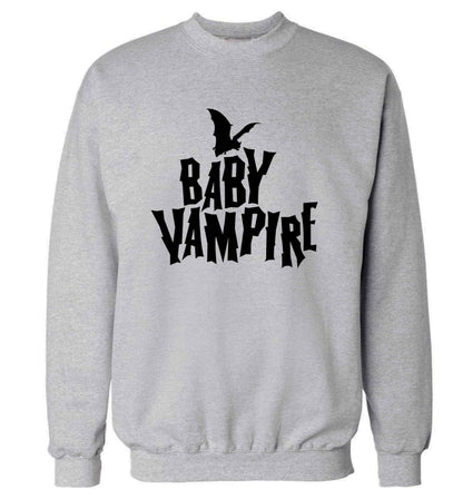 Baby vampire adult's unisex grey sweater 2XL