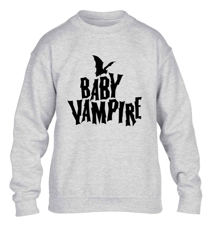 Baby vampire children's grey sweater 12-13 Years