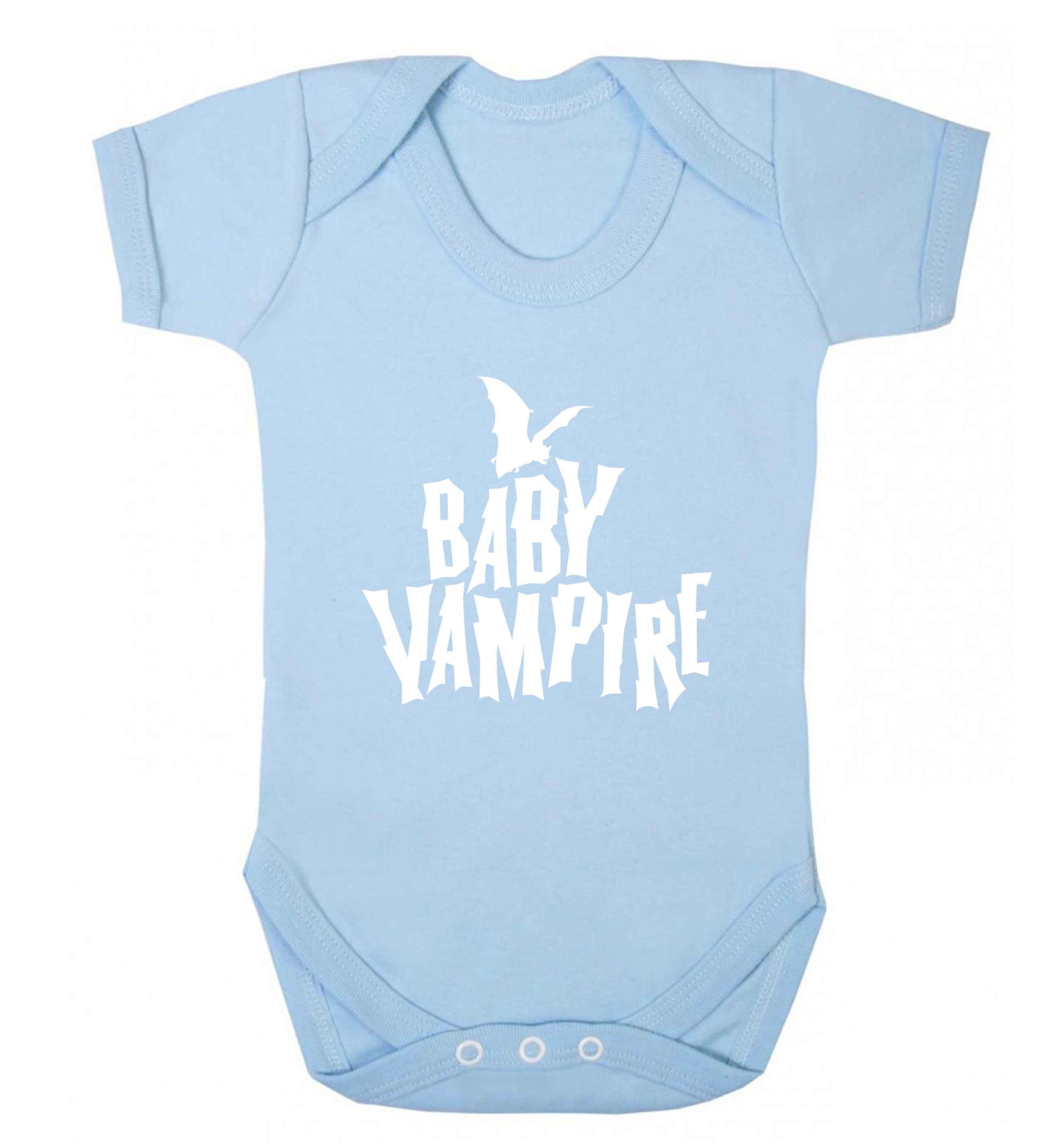 Baby vampire baby vest pale blue 18-24 months