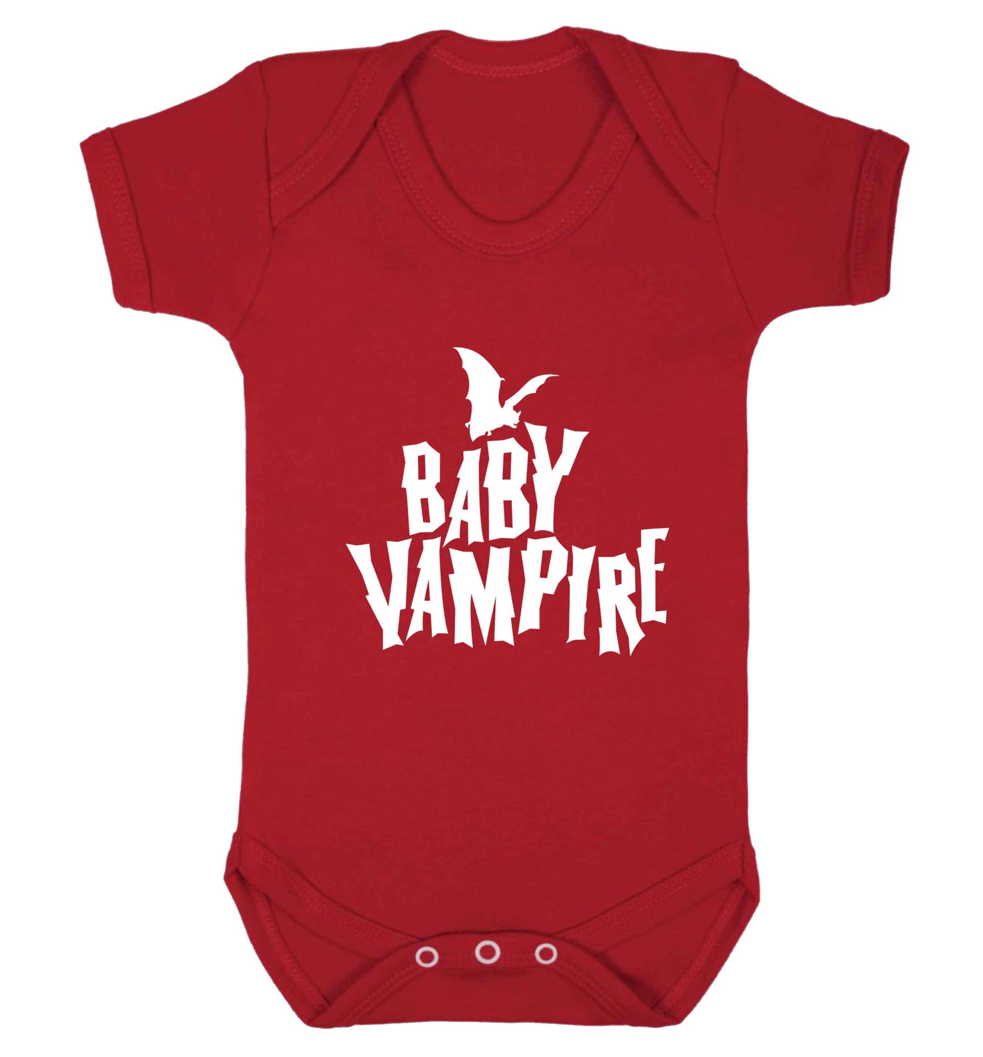 Baby vampire baby vest red 18-24 months