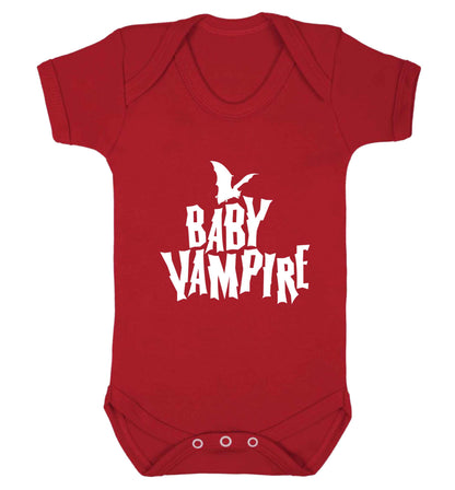 Baby vampire baby vest red 18-24 months
