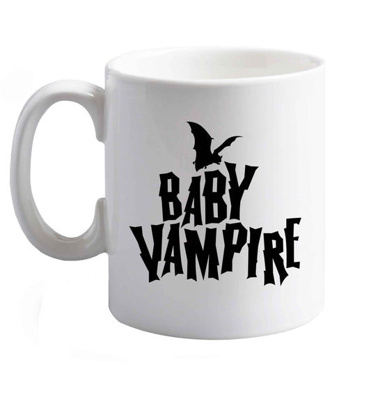 10 oz Favourite Type Pan Pancake ceramic mug right handed