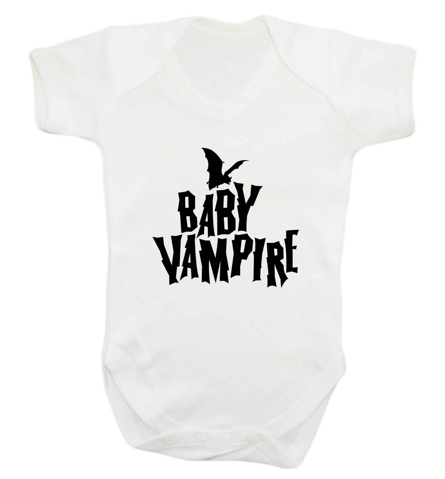 Baby vampire baby vest white 18-24 months