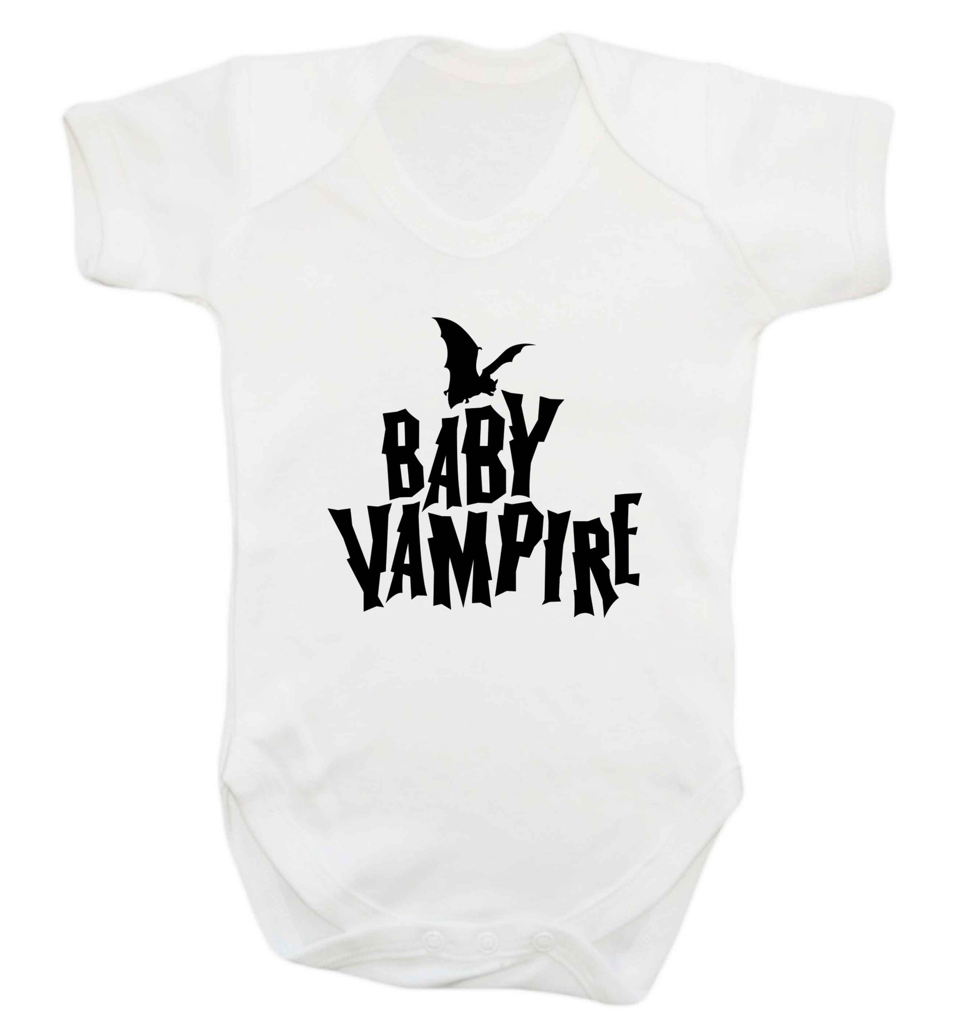 Baby vampire baby vest white 18-24 months