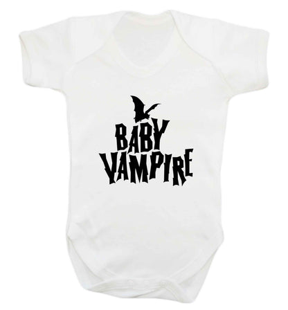 Baby vampire baby vest white 18-24 months
