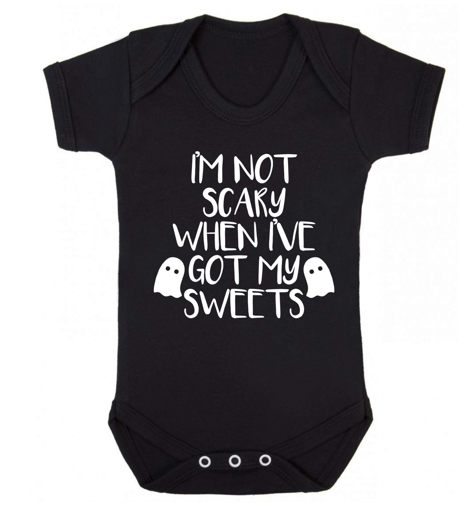 I'm not scary when I've got my sweets Baby Vest black 18-24 months