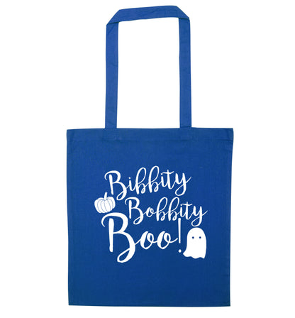 Bibbity bobbity boo! blue tote bag