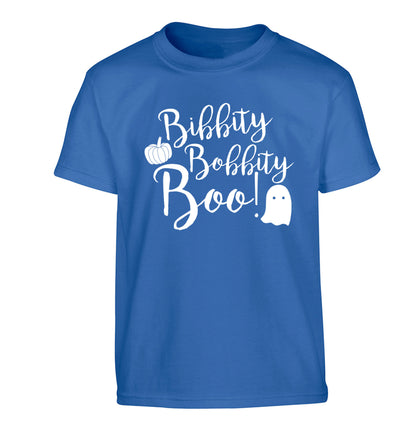 Bibbity bobbity boo! Children's blue Tshirt 12-14 Years