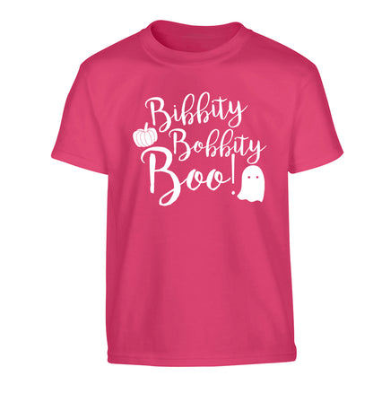 Bibbity bobbity boo! Children's pink Tshirt 12-14 Years