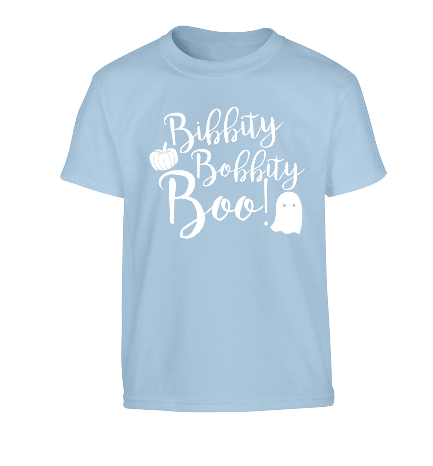 Bibbity bobbity boo! Children's light blue Tshirt 12-14 Years